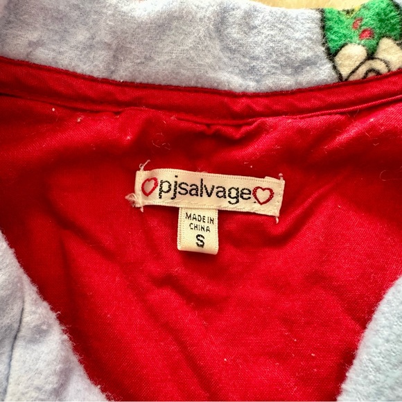 Women’s Christmas dogs flannel pajama set - Picture 4 of 4